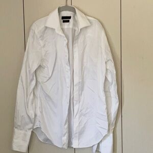 Country Road Men’s white cotton dress shirt SZ M